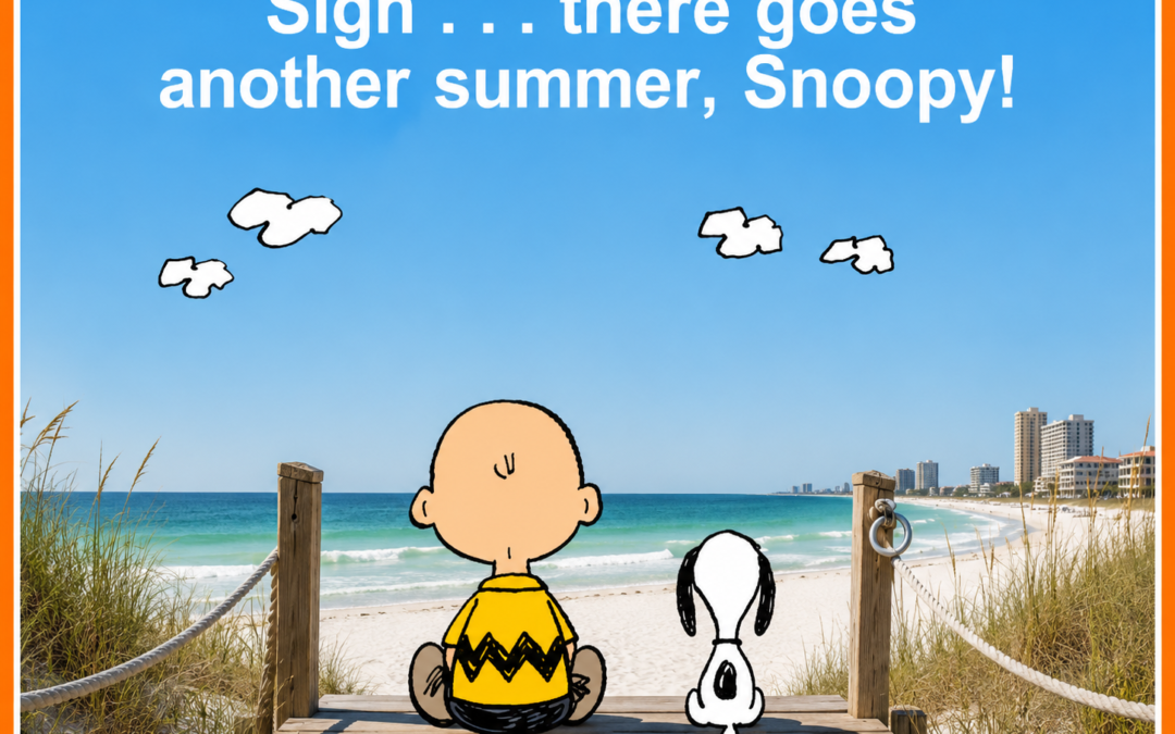 Looks Like the High Summer Real Estate Season is Coming to an end